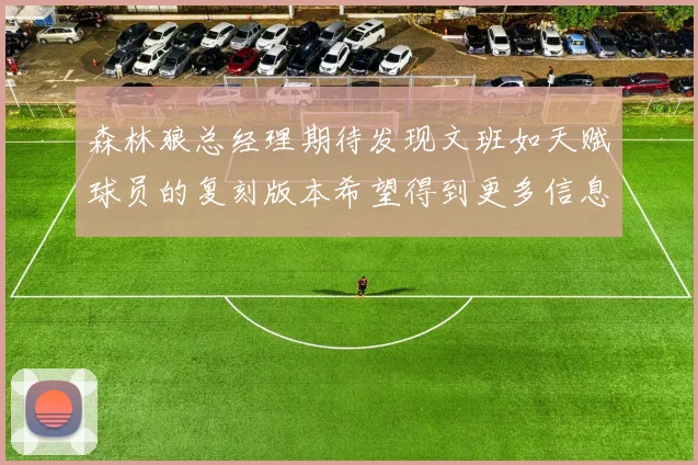 森林狼总经理期待发现文班如天赋球员的复刻版本希望得到更多信息